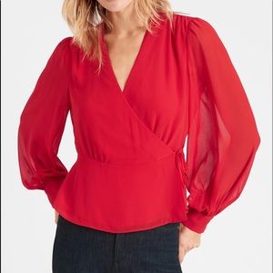 Banana Republic Wrap Top (NWT)